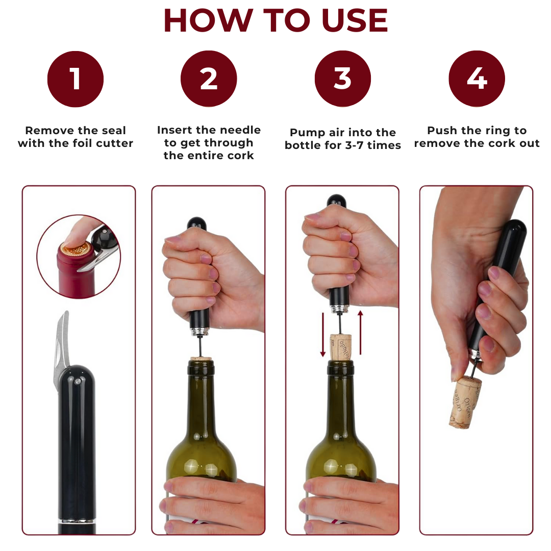 PopSip AirPen Wine Opener